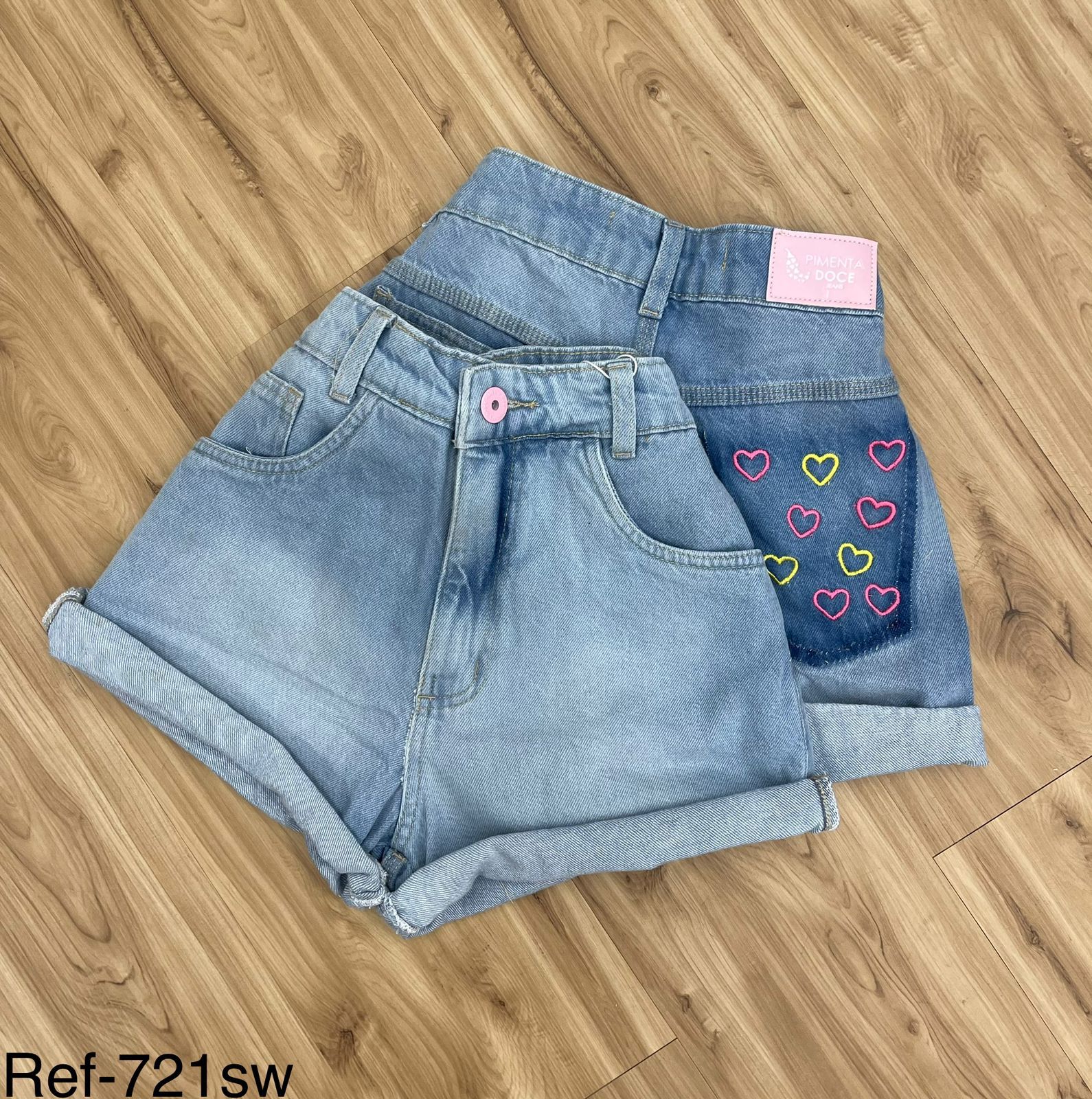 SHORT JEANS PIMENTA DOCE 721SW